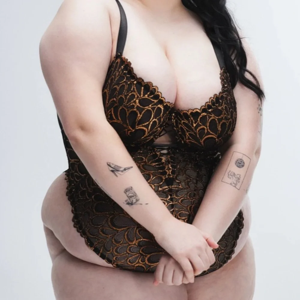 NWT Savage X Fenty Savage Not Sorry Underwire Teddy 1X Z59 - Picture 4 of 6